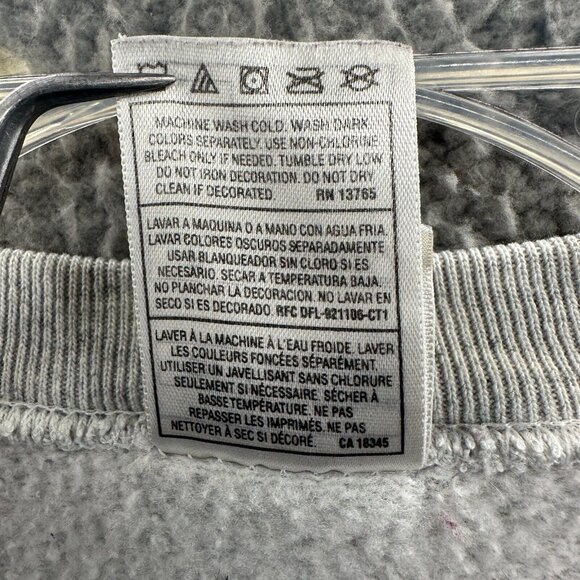 Vintage Michigan Fair Mens Sweatshirt Small Gray Long Sleeve Pullover Patriotic - Picture 6 of 10